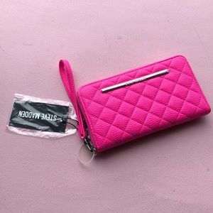 Steve Madden Neon Pink Wallet